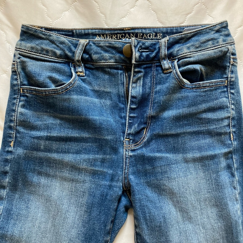 American Eagle blue denim skinny Jeans